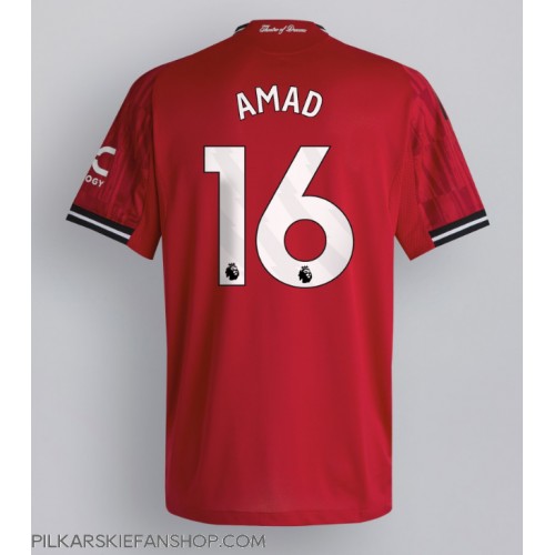 Koszulka piłkarska Manchester United Amad Diallo #16 Strój Domowy 2025-26 tanio Krótki Rękaw Koszulka piłkarska Manchester United Amad Diallo #16 Strój Domowy 2025-26 tanio Krótki Rękaw